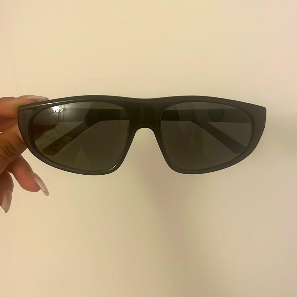 Balenciaga - B0098S Aviator/Shield Style Sunglasses